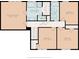 A floorplan showcases the layout of the home's second floor, including bedrooms, bathrooms, and walk-in closet at 7978 Park Meadows Dr, Brownsburg, IN 46112