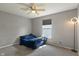 Bedroom featuring neutral walls, carpet flooring, with a modern lamp at 8631 Belle Union Pl, Indianapolis, IN 46113