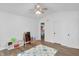 Spacious bedroom with a ceiling fan, closet, and playmat, perfect for  at 9229 Crossing Dr, Fishers, IN 46037