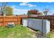 Backyard with shed and landscaping at 1111 Cambridge Dr, Greenwood, IN 46142