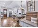 Bright open-concept kitchen featuring modern appliances and adjacent breakfast nook at 1322 Marlowe Ave, Indianapolis, IN 46202