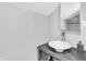Stylish bathroom features modern sink and a mirror, perfect for a contemporary feel at 1333 Spann Ave, Indianapolis, IN 46203