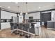 Spacious kitchen with stainless steel appliances, granite countertops, and a center island with bar stool seating at 13495 Forest Glade Dr, Fishers, IN 46037