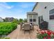 Outdoor patio featuring a grill and seating area at 13495 Forest Glade Dr, Fishers, IN 46037