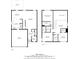 Detailed floor plans of first and second floors with all room dimensions shown at 15411 Wandering Way, Noblesville, IN 46060