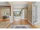 Inviting foyer with hardwood floors and views of the living area at 16502 Grand Cypress Dr, Noblesville, IN 46060
