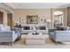 Spacious living room featuring neutral tones, stylish furniture, and natural light at 16502 Grand Cypress Dr, Noblesville, IN 46060