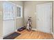 Mudroom with hardwood floors and golf equipment near the entrance at 16502 Grand Cypress Dr, Noblesville, IN 46060
