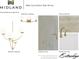 Primary bathroom selections featuring cabinetry, lighting, shower tiles, and flooring at 1664 Carrollton Rail Dr, Westfield, IN 46074