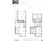 Detailed floor plan of a two-story home featuring a 2-car garage, kitchen, living spaces, bedrooms and bathrooms at 1664 Carrollton Rail Dr, Westfield, IN 46074