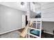 This room features a lofted bed with a slide, a cozy reading nook, and plenty of room to play at 1664 Woodside Cir, Franklin, IN 46131