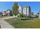 Beautiful two-story home with well-maintained lawn and concrete sidewalk at 1664 Woodside Cir, Franklin, IN 46131