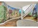 Basement features unique mural, carpeted and tile flooring, and a staircase to the upper level at 20170 Starlight Ct, Noblesville, IN 46062