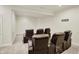 Finished basement home theater features reclining leather seating and great acoustics at 20170 Starlight Ct, Noblesville, IN 46062