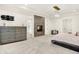 Spacious main bedroom with a fireplace, sitting area, and ensuite bath at 20170 Starlight Ct, Noblesville, IN 46062