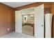 Bonus room doorway that leads to the living room at 24 Cinnamon Ct, Brownsburg, IN 46112