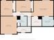 Second floor layout including bedrooms, bathrooms, and walk-in closets, providing a clear overview of the home's layout at 24 Cinnamon Ct, Brownsburg, IN 46112