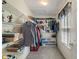 Functional walk-in closet with organized shelving, hanging space, and storage for outdoor gear at 24 Cinnamon Ct, Brownsburg, IN 46112