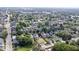 Expansive aerial view of a quaint neighborhood with tree-lined streets and diverse home styles at 2448 Broadway St, Indianapolis, IN 46205