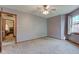 Bedroom with neutral carpet and light grey walls at 286 N Greenbriar Dr, Greenwood, IN 46142