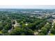 Picturesque aerial view showcasing a peaceful, tree-filled neighborhood, highlighting the property's convenient location near urban amenities at 3479 Sugar Loaf Ct, Carmel, IN 46033