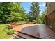 Expansive backyard deck providing ample space for seating, grilling, and outdoor entertainment at 3479 Sugar Loaf Ct, Carmel, IN 46033