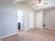 Bedroom view with access to an ensuite bathroom at 3898 Chelsea Ter, Greenwood, IN 46143