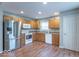 Well-equipped kitchen with stainless steel appliances, bright lighting, and ample cabinet space at 3898 Chelsea Ter, Greenwood, IN 46143