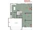 Open-concept first-floor layout with kitchen, Gathering room, dining room, study, powder room, and two-car garage at 411 Oxford Ln, Lebanon, IN 46052