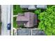 Aerial top down view of roof of home at 514 Dorman St, Indianapolis, IN 46202