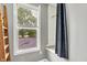 View of a bedroom loft and window with view of outside at 514 Dorman St, Indianapolis, IN 46202