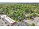 Aerial view of a home surrounded by lush greenery near commercial areas and parking at 6210 Mckinley Ct, Indianapolis, IN 46220