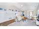 Stylish living room with vaulted ceilings and custom wall decor at 6789 Passage Cir, Indianapolis, IN 46250