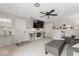 Open living room area featuring sleek decor and ample natural light at 679 Bark Dr, Anderson, IN 46011