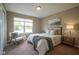 Bedroom featuring a bright window, a bed, and decor accents at 695 Overcup St, Westfield, IN 46074