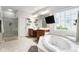 Luxurious bathroom with soaking tub, separate shower, and dual sinks at 7022 Tamarind Ct, Indianapolis, IN 46236
