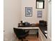 Efficient home office featuring a built-in desk and ample storage at 7070 Dean Rd, Indianapolis, IN 46220