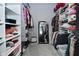 Spacious walk-in closet with custom shelving and ample storage for clothes and accessories at 7070 Dean Rd, Indianapolis, IN 46220