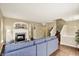Comfortable living room with a fireplace and stairs to the second floor at 73 11Th Nw St, Carmel, IN 46032