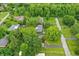 Lush tree-filled neighborhood with diverse homes featuring well-manicured lawns in a serene setting at 8752 Washington Blvd E Dr, Indianapolis, IN 46240