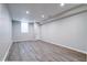 Large unfinished basement space with neutral walls and flooring, ready for customization at 9154 Sargent Manor Ct, Indianapolis, IN 46256
