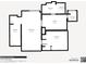 Detailed floorplan showing the layout of the home including the kitchen, great room, and bedrooms at 104 W Pearl St, Trafalgar, IN 46181