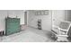 Comfortable Bedroom with rocking chair, dresser, and soft neutral tones at 14350 Ludwell Ct, Fishers, IN 46037