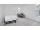Minimalist bedroom with carpet, beanbag chair, natural light, and a cozy atmosphere at 1510 Stonehaven Dr, Westfield, IN 46074
