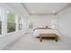Brightly lit main bedroom with carpet, large windows, and modern design at 1510 Stonehaven Dr, Westfield, IN 46074