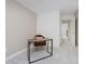 Small office space with neutral paint and carpet plus a chair and desk at 1510 Stonehaven Dr, Westfield, IN 46074