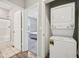 Convenient laundry area with washer and dryer; bathroom and bedroom are nearby at 15418 Tattersalls Ln, Fishers, IN 46040