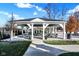 Community gazebo with picnic tables and landscaping, a perfect spot for neighborhood gatherings and relaxation at 19144 Goins Blvd, Westfield, IN 46074