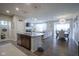 Open concept living space with kitchen, living room, and dining area at 19144 Goins Blvd, Westfield, IN 46074