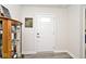 Welcoming entryway with a bright white door and modern decor at 200 Mission Terrace Dr, Whiteland, IN 46184